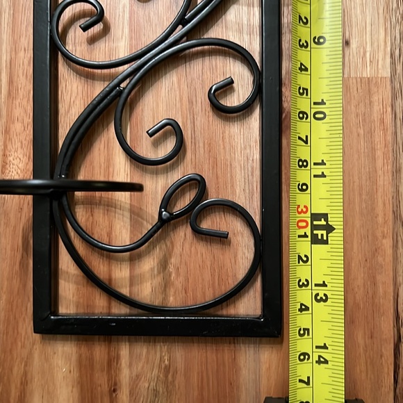 Set of 2 Metal Wall Sconces - Picture 4 of 8